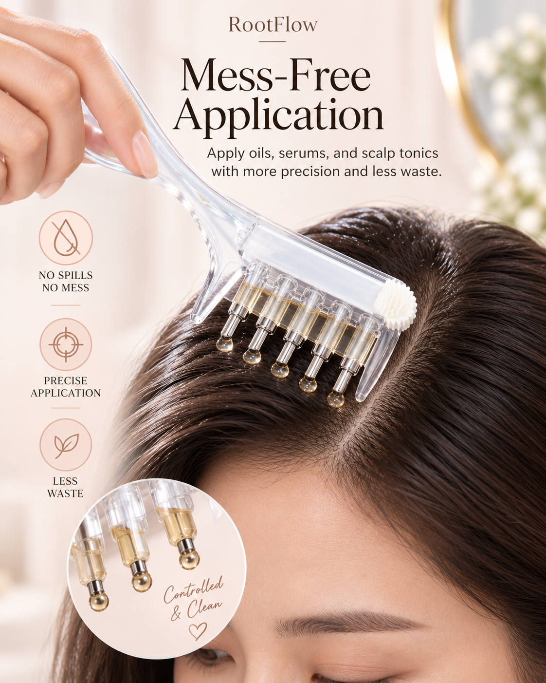 Essential Oil Comb